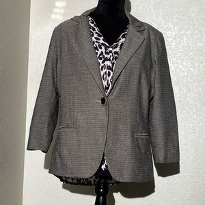 CAbi size 10, tweed blazer